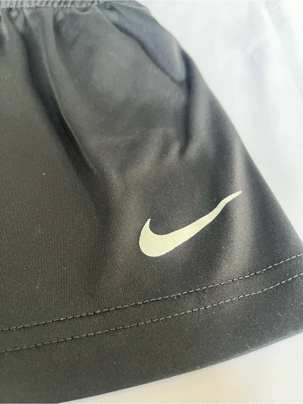 SOLD! Depop 2t Nike Gray Logo Tee with Black Athletic Shorts dri-fit - Picture 2 of 5